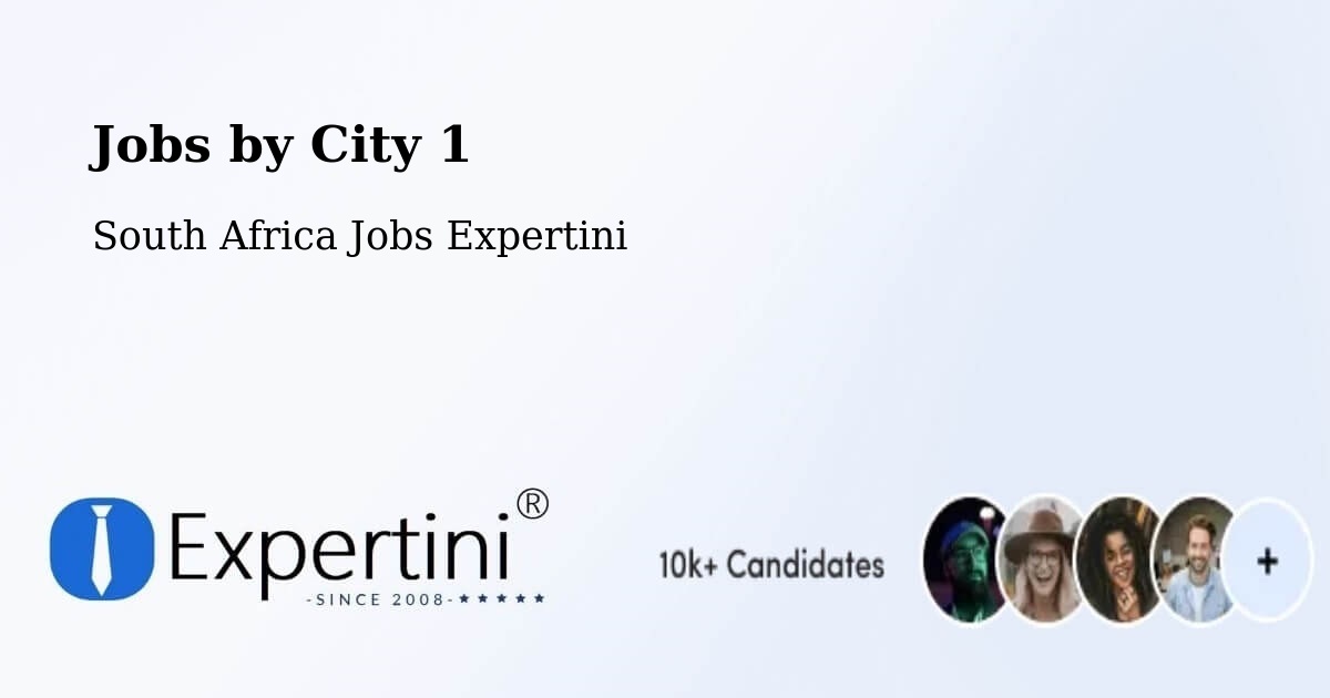 City Jobs in South Africa - Expertini